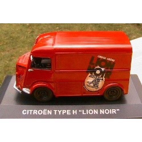 Citroen Tube Type H Cirage Creme Lion Noir 1/43 Ixo Pub-Altaya
