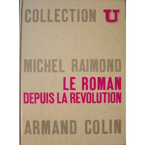 Le Roman Depuis La Révolution