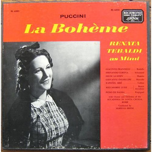 La Bohême Tebaldi Prandelli  Erede