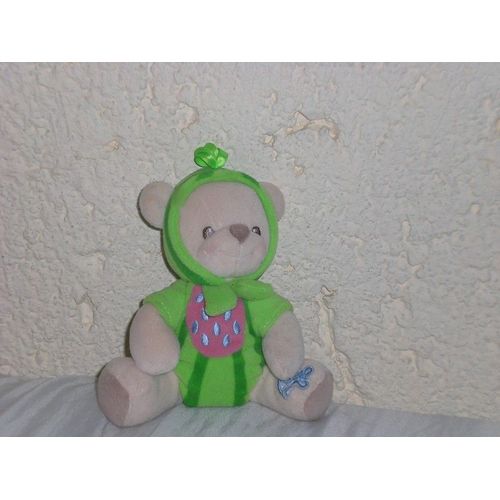 Nature Bearries Fisher Price Ours Grelot Doudou Peluche 17 Cm