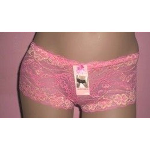 Shorty Dentelle Fuschia