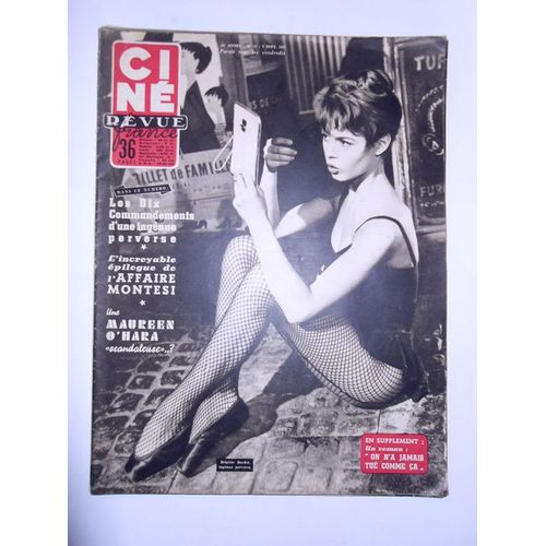 Cine Revue 1955 N° 35 : B.B. Grace Kelly.Vingt Mille Lieues...Kirk Douglas.Olivia De Havilland