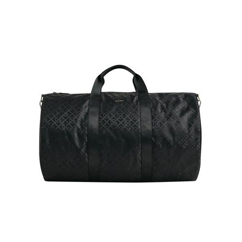 GANT Sac de sport à motif, Noir