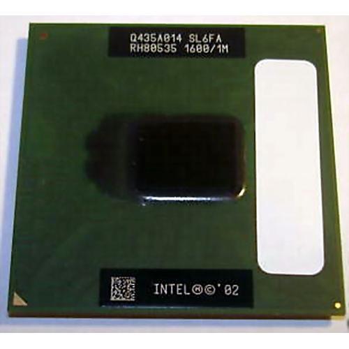 Processeur ( mobile ) - 1 x Intel Pentium M 1.6 GHz ( 400 MHz ) Micro FCPGA 478 broches - L2 1 Mo - OEM (RH80535GC0251M)
