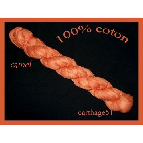 Cheche Écharpe/Foulard  Camel  - 100% Coton