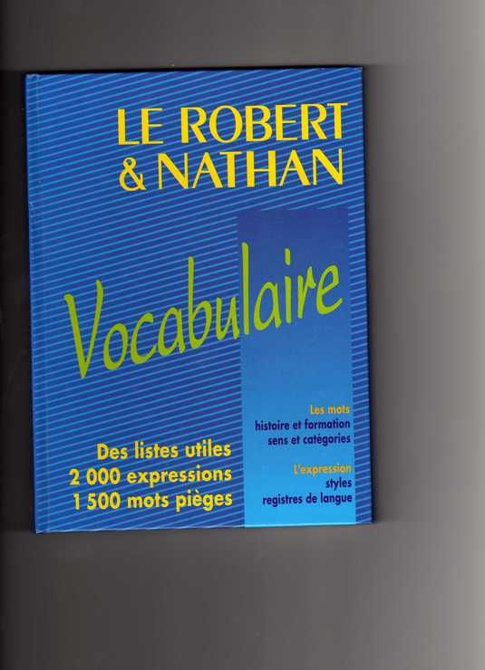 Le Robert Et Nathan, Vocabulaire