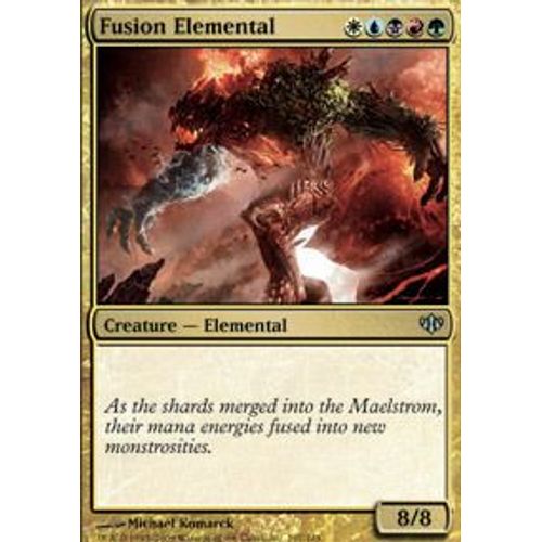 Élémental De Fusion  - Magic Mtg - Conflux 107 - U