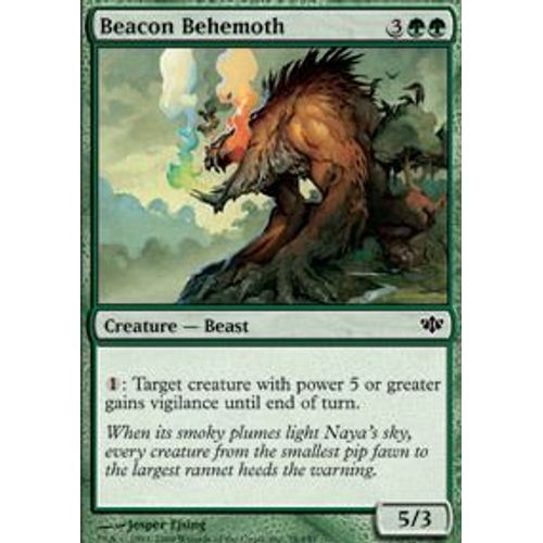 Béhémoth Fanal  - Magic Mtg - Conflux 78 - C