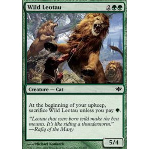 Léotau Sauvage  - Magic Mtg - Conflux 97 - C