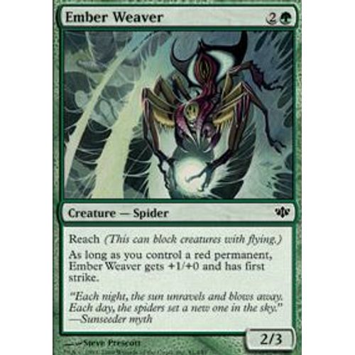 Tisseuse De Braises  - Magic Mtg - Conflux 81 - C