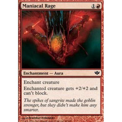 Rage Démente  - Magic Mtg - Conflux 68 - C
