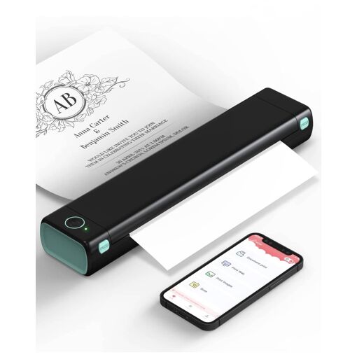 Phomemo Imprimante Portable Imprimante Portable sans Fil pour Voya...