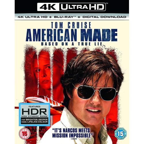 American Made (Barry Seal : American Traffic) Blu-Ray 4k (Import, Pas De Version Française En 4k)