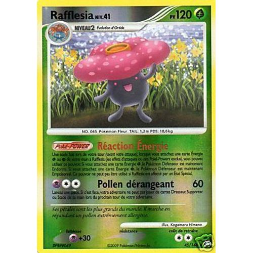 Rafflesia Holo Reverse Eveil Des Légendes 45/146 - Niv 41 - 120 Pv