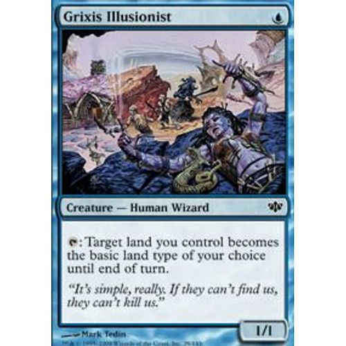 Illusionniste De Grixis  - Magic Mtg - Conflux 29 - C