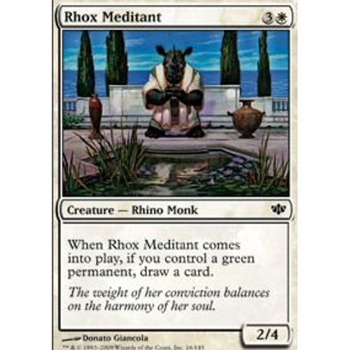 Méditante Rhox  - Magic Mtg - Conflux 16 - C
