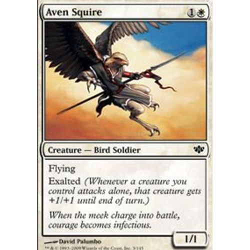 Écuyer Avemain  - Magic Mtg - Conflux 3 - C