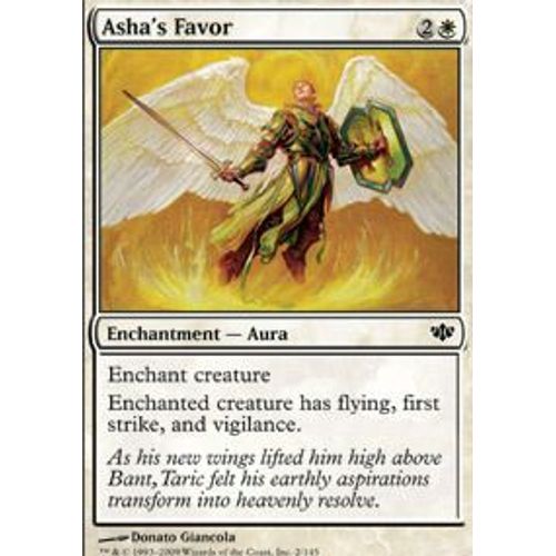 Faveur Selon Asha   - Magic Mtg - Conflux 2 - C