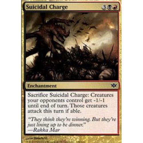 Charge Suicide  - Magic Mtg - Conflux 128 - C