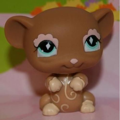 Petshop - Souris Debout Brune N°580