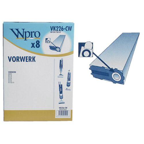 Wpro VK226-CW  - Sacs Compatible Aspirateur Vorwerk Kobold