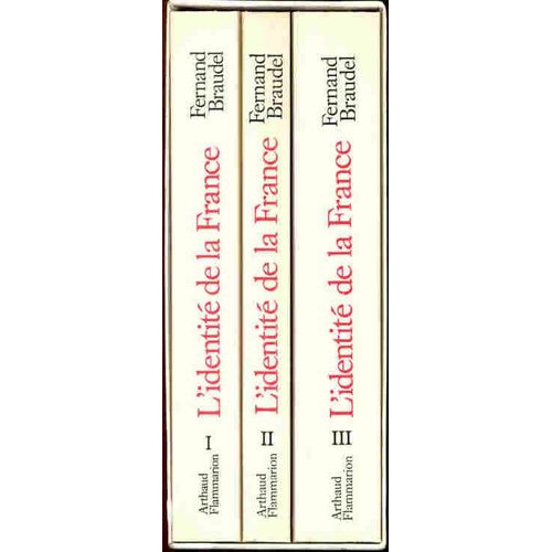 Identite De La France Coffret 3 Volumes