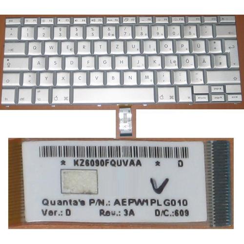 Clavier QWERTZ ALLEMAND pour APPLE F922 7183 MacBook Pro 15", P/N: KZ6090FQUVAA, AEPW1PL