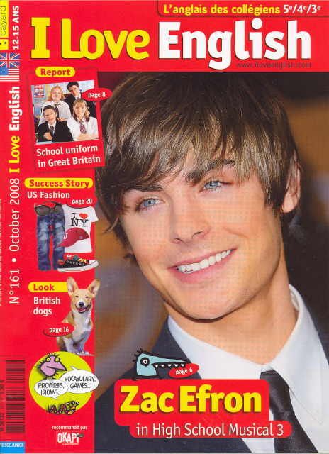 I Love English  N° 161 : Zac Efron