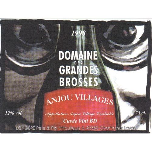 Etiquette Anjou Villages 98 Par Pascal Rabate (Ibicus,..)
