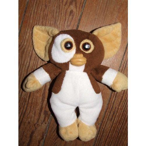 Gizmo Gremlins Guizmo Quiron Doudou Marron Beige Blanc Peluche De 20 Cms + Oreilles De 5 Cms