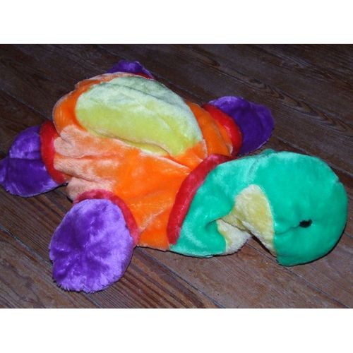 Tortue Maxita Doudou Range Pyjama Multicolore 50 Cms