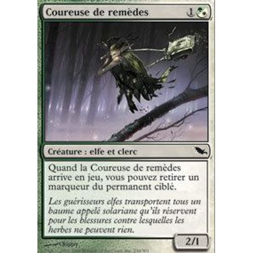 Coureuse De Remèdes  - Magic Mtg - Sombrelande 230 - C