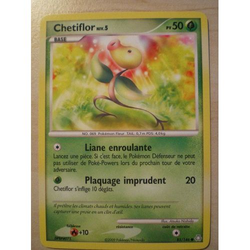 Chetiflor Niv5 Pv50 Eveil Des Legendes