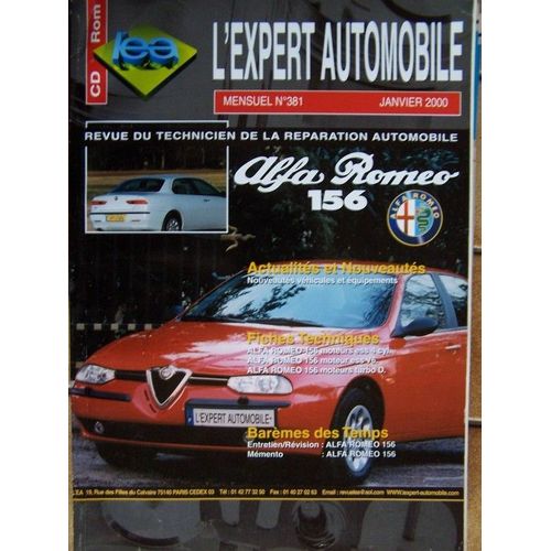 Revue Technique Rta Alfa Romeo 156  N° 381