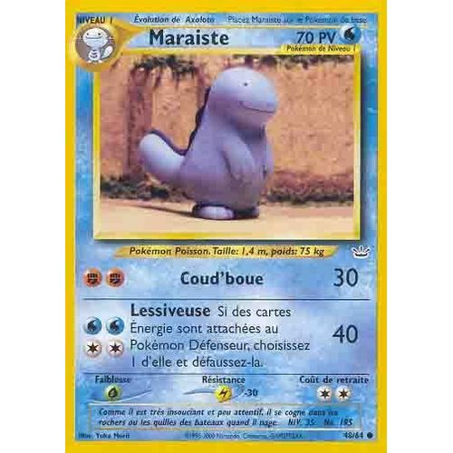 Pokemon - Maraiste - 70 Pv - Vrsion Française - 48/64