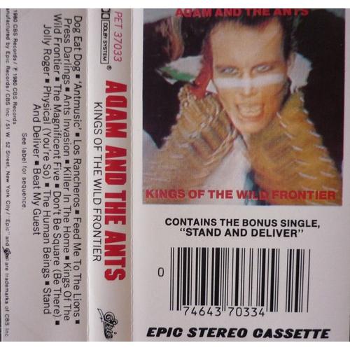 Adam And The Ants "Kings Of The Wild Frontier" - Cassette  Audio