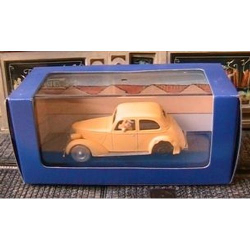 Voiture Accidentee De Tintin Du Crabe Aux Pinces D'or 1/43-Editions Atlas