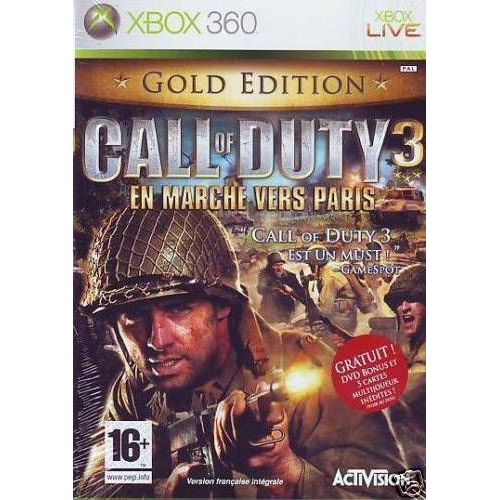 Call Of Duty 3 En Marche Vers Paris - Gold Edition Xbox 360