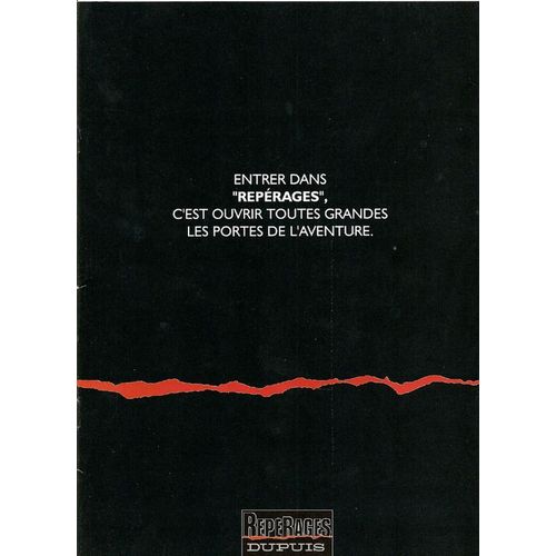 Catalogue Reperages Dupuis 1997/1998  N° 00 : Les Portes De L'aventure