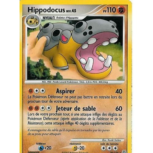 Pokemon - Hippodocus - Niv 45 - 110 Pv - Vf