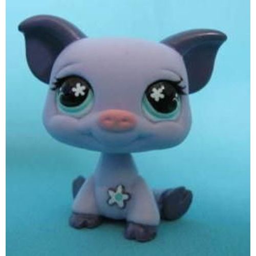 Littlest Petshop 550 - Cochon Mauve-Violet