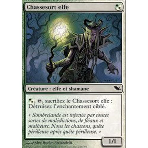 Chassesort Elfe  - Magic Mtg - Sombrelande 226 - C