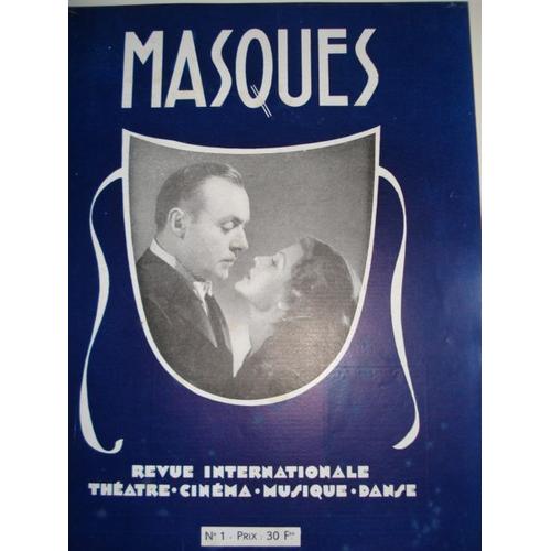 Masques (Revue Internationale Théatre-Cinéma Musique Danse) (1945 )(1er  Année)  N° 1