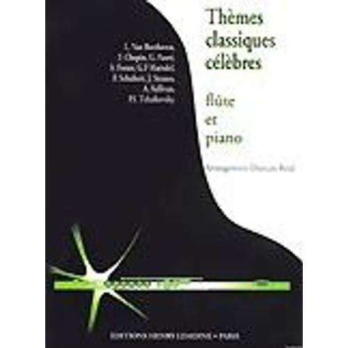 Thèmes Classiques Célèbres Flûte Et Piano