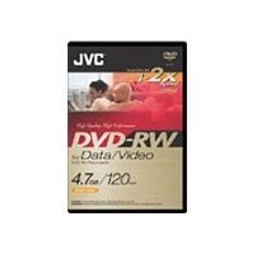 JVC VD-W47DEV - DVD-RW - 4.7 Go (120 minutes) 2x - boîtier pour DVD vidéo