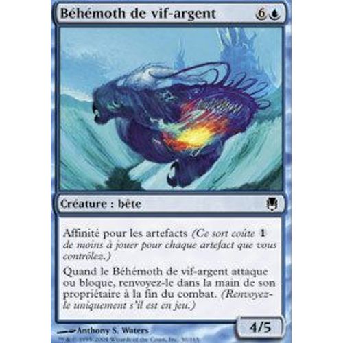 Béhémoth De Vif-Argent  - Magic Mtg - Sombracier 30 - C