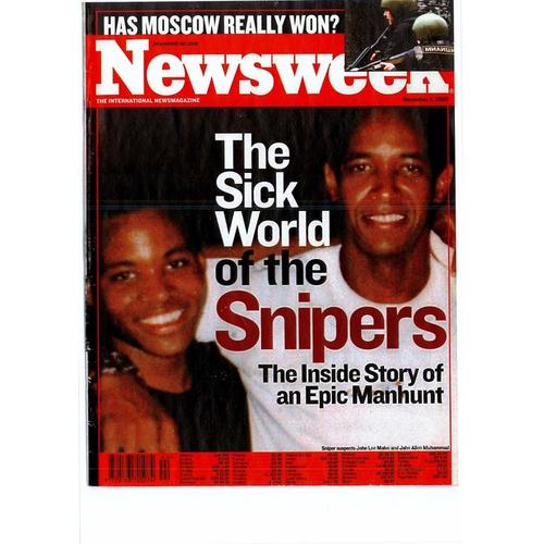 Newsweek November 4 2002 N° 44 : The Sick World Of The Snipers