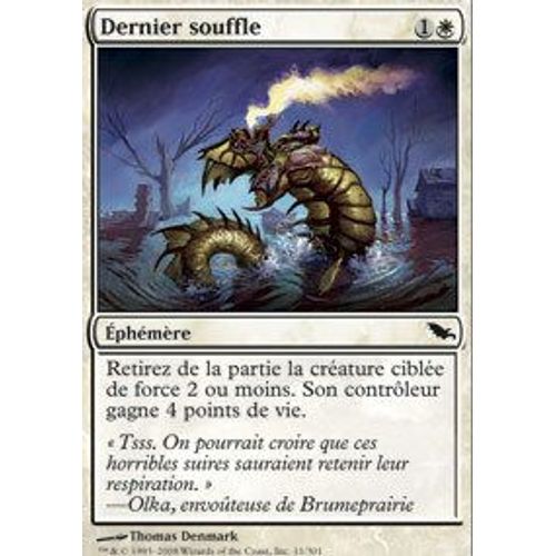 Dernier Souffle  - Magic Mtg - Sombrelande 11 - C