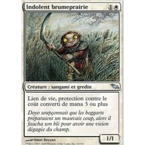 Indolent Brumeprairie  - Magic Mtg - Sombrelande 14 - U