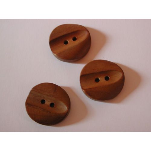 Boutons Bois - Lot De 3